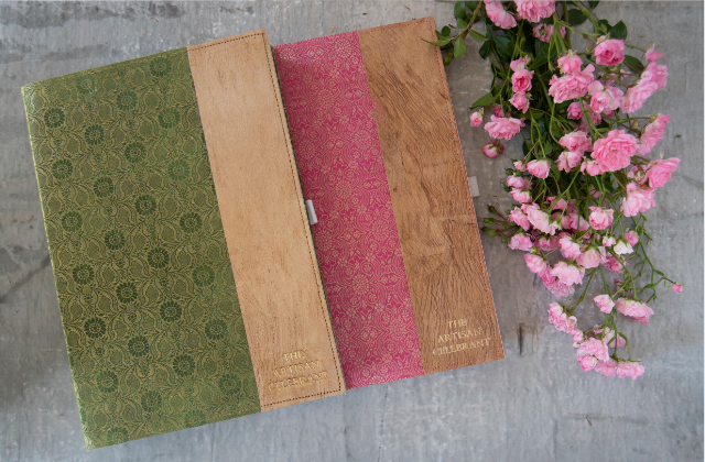 Refillable Personalised Sari Journal