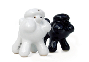 Poodle Cruet Set