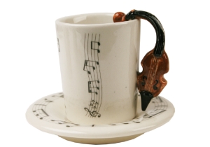 Violin Espresso Cup