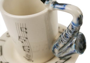 Saxophone Espresso Cup