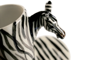 Zebra Espresso Cup