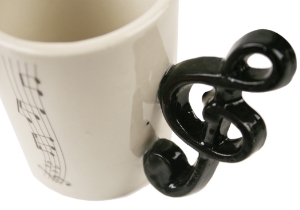 Treble Clef Espresso Cup