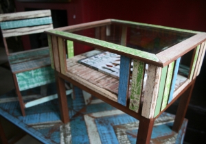 Rustic Beach Side Table