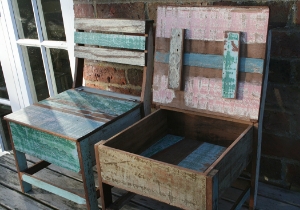 Rustic Beach Kids Chest Chair
